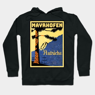 Skiing Mayrhofen Autriche Austria Ski Tyrol Hoodie